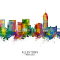Allentown Pennsylvania Skyline #02
